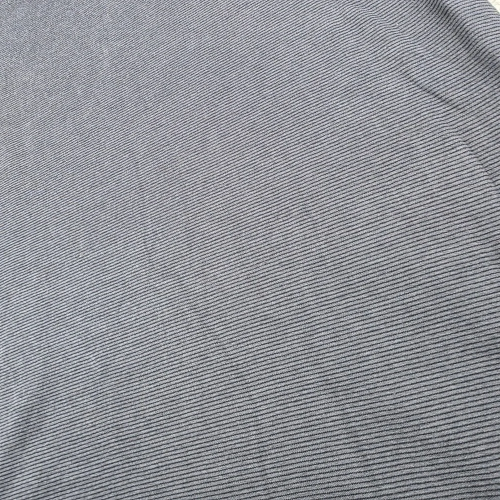 Banana Republic‎ Luxe Touch Performance Tee Mens XL Gray Textured Ribbed Cotton